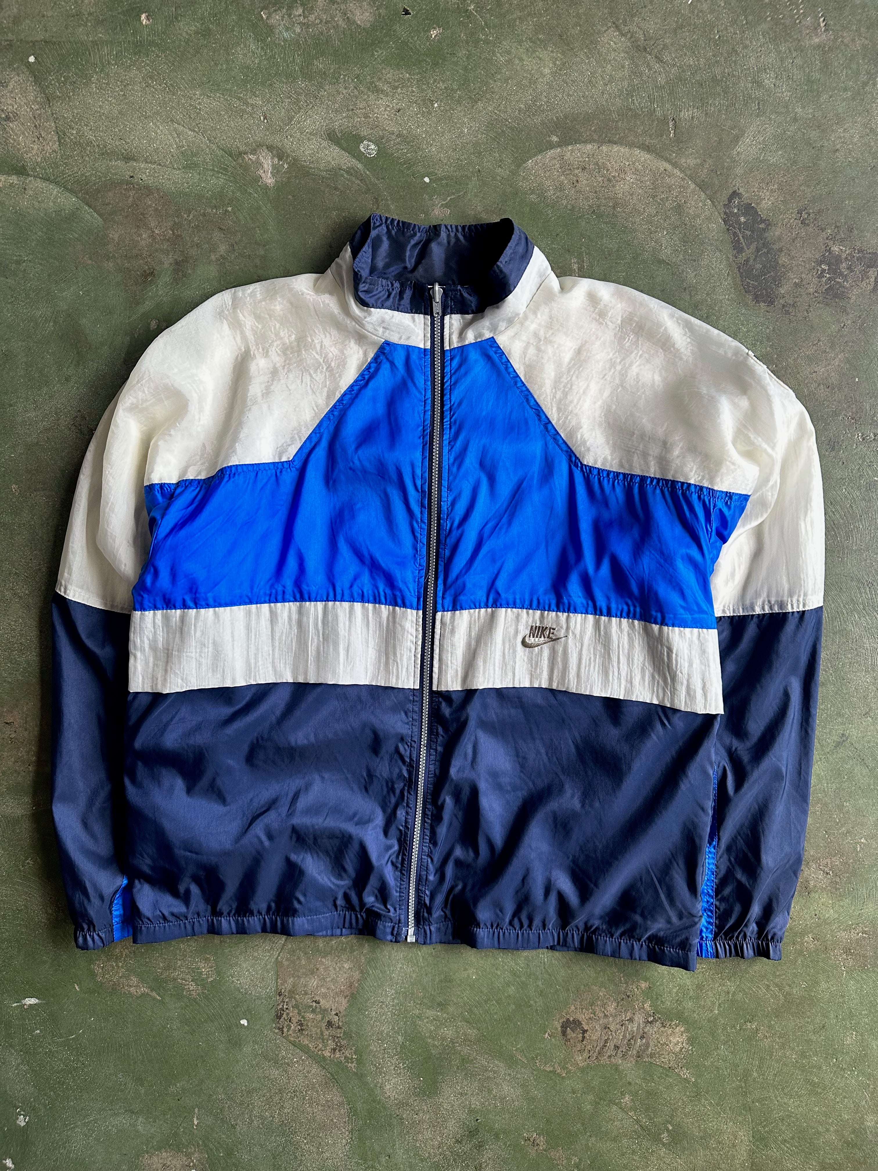 Vintage 80s 90s Porsche Jacket XL good Blue