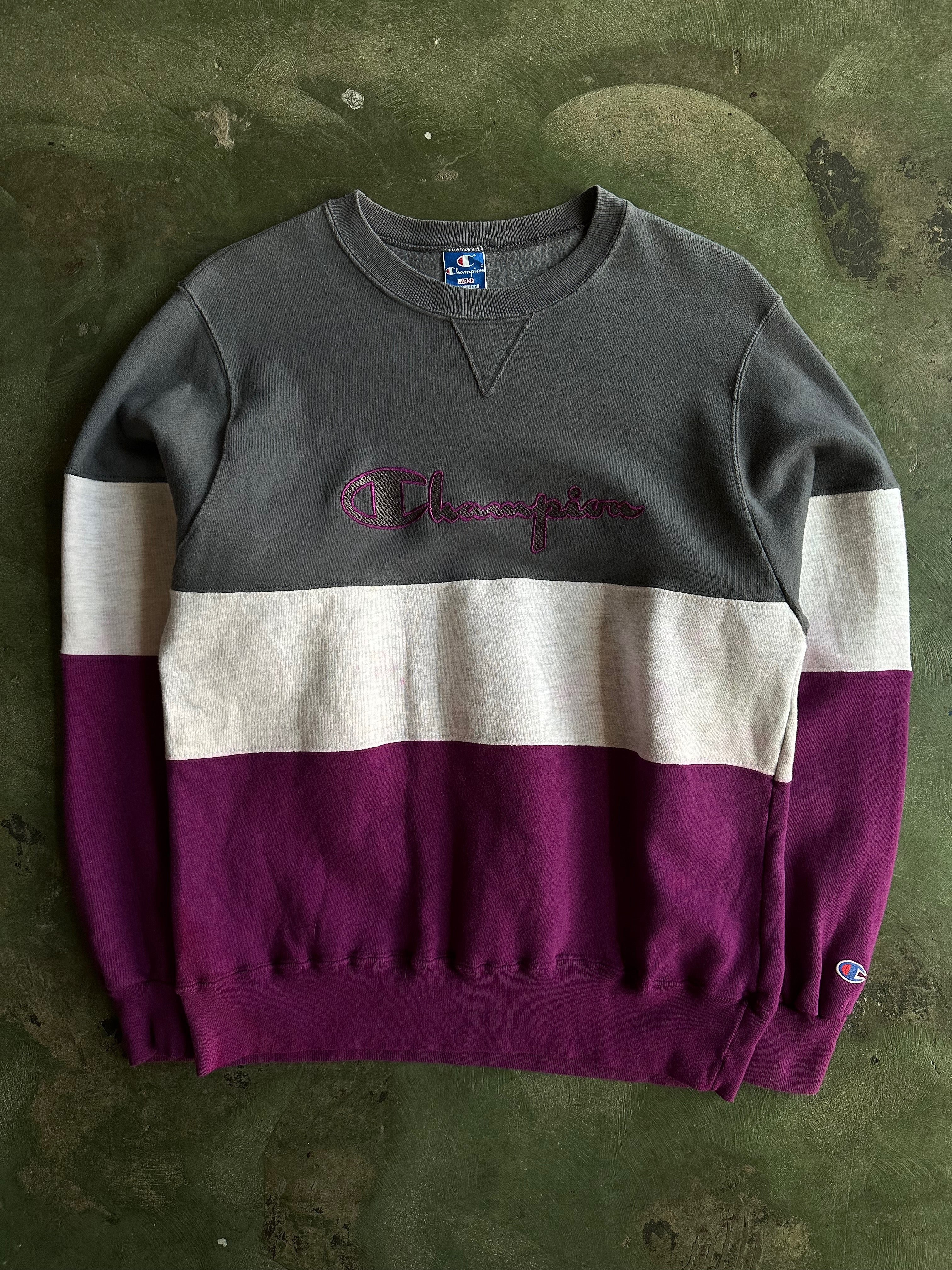 Champion block outlet sweatshirt