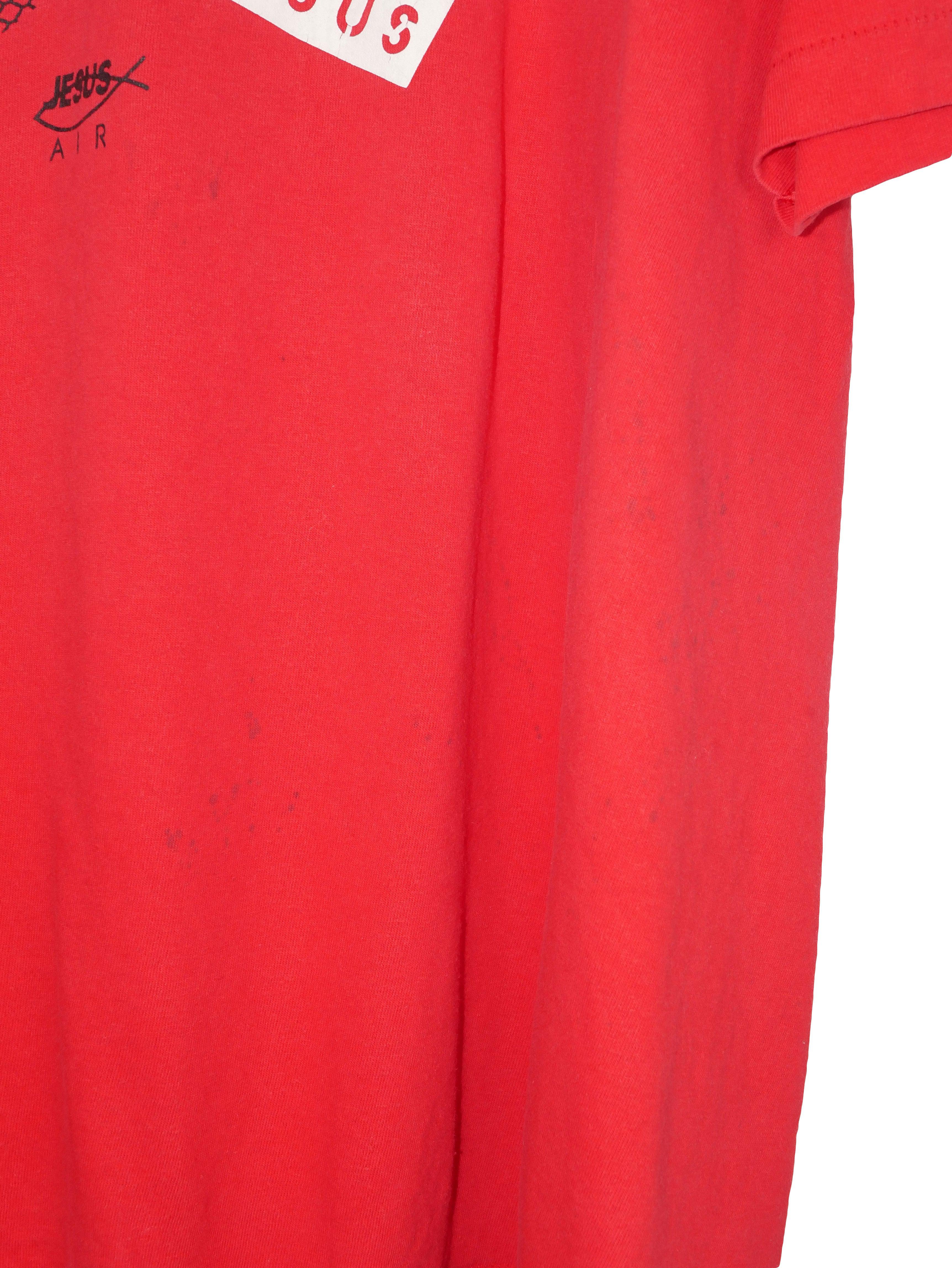 Vintage 90s Air Jesus T-Shirt (XL)-T-SHIRT-MISCELLANEOUS-SIZE XL-Room On Fire
