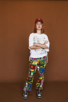 Vintage 90s Moschino Cropped Bootleg Pants (28)-PANT-MOSCHINO-SIZE 28-Room On Fire